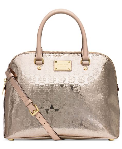 michael kors brown cindy dome satchel|michael michael kors cindy medium dome satchel .